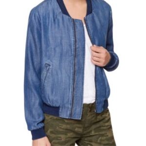 Sanctuary denim bomber jacket